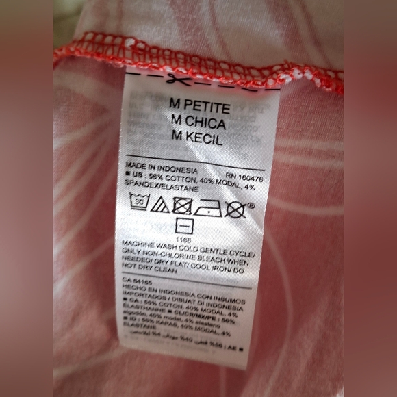 Old navy tropical petite strech dress travel beach tropical Cruise vacation - Picture 4 of 4